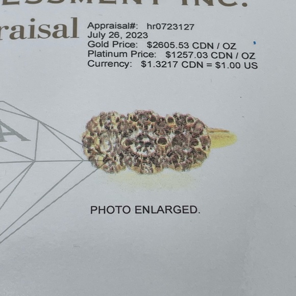 Antique Diamond Ring TCW .84! - Picture 6 of 8